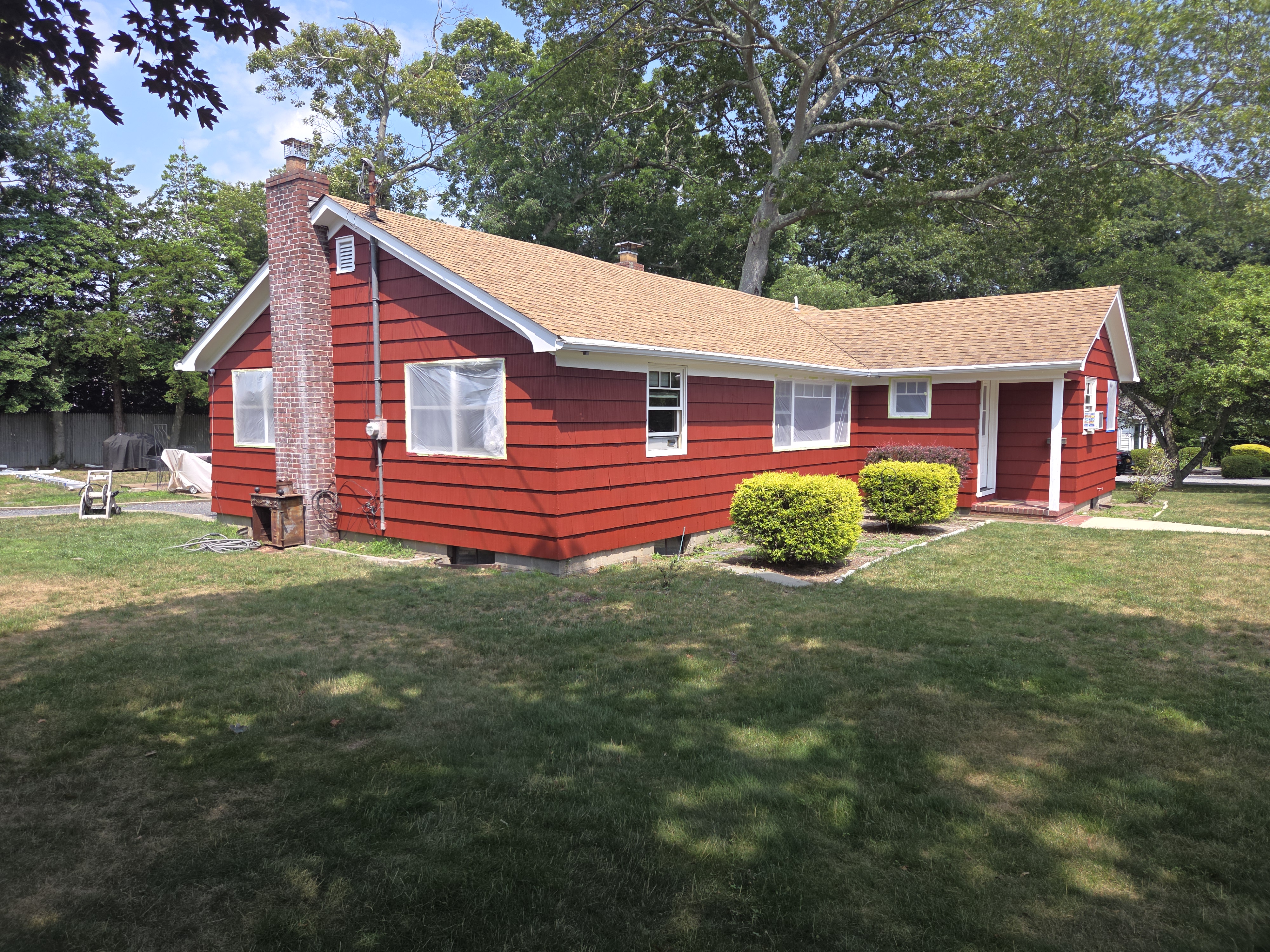 Exterior painting project in East Patchogue, New York
